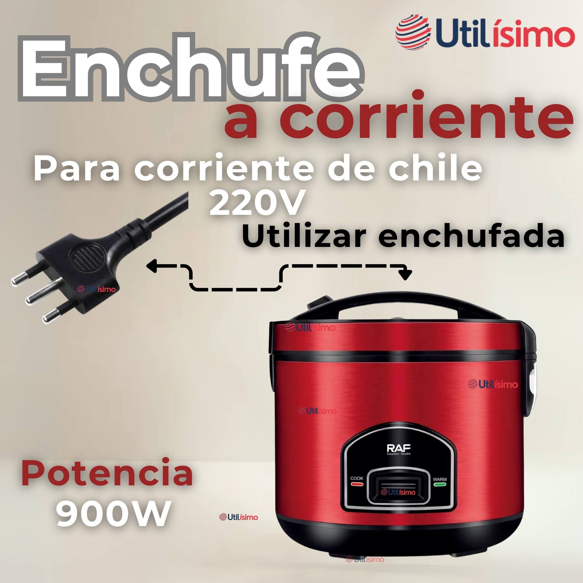 OLLA ARROCERA MULTIFUNCIONAL ELÉCTRICA 5 LITROS 900W DE POTENCIA - 8