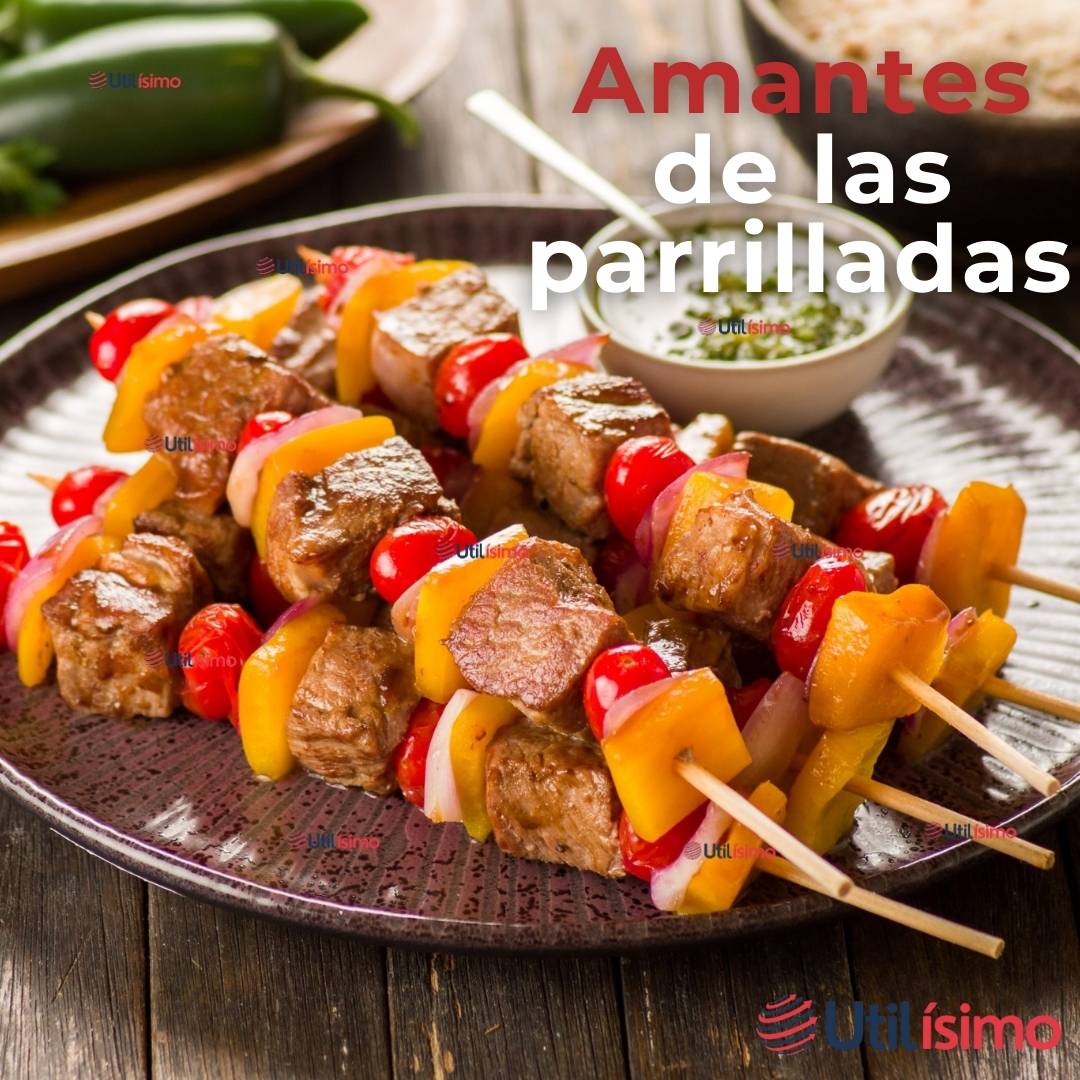PACK 45 PIEZAS BROCHETAS PARA ANTICUCHOS PINCHOS BAMBU PALILLOS 35CM - 7