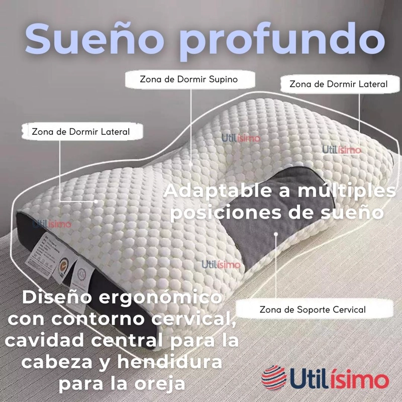 ALMOHADA ORTOPE DICA ERGONOMICAS PARA CUELLO Y CERVICAL - 8