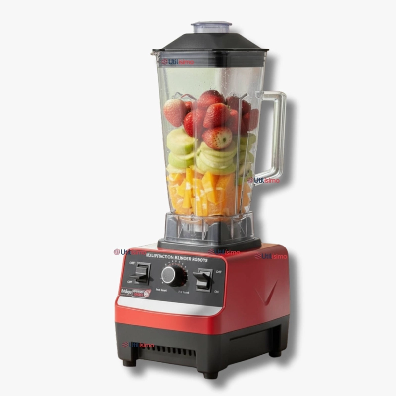LICUADORA JUGUERA POTENTE MULTIFUNCIONAL JARRA DE PLASTICO 2L 5500W DE POTENCIA + MANGO TRITURADOR - 1