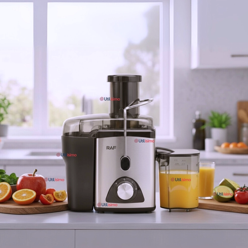 EXTRACTOR EXPRIMIDOR DE JUGOS ELE CTRICO 1000W DE POTENCIA FRUTAS Y VERDURAS - 1