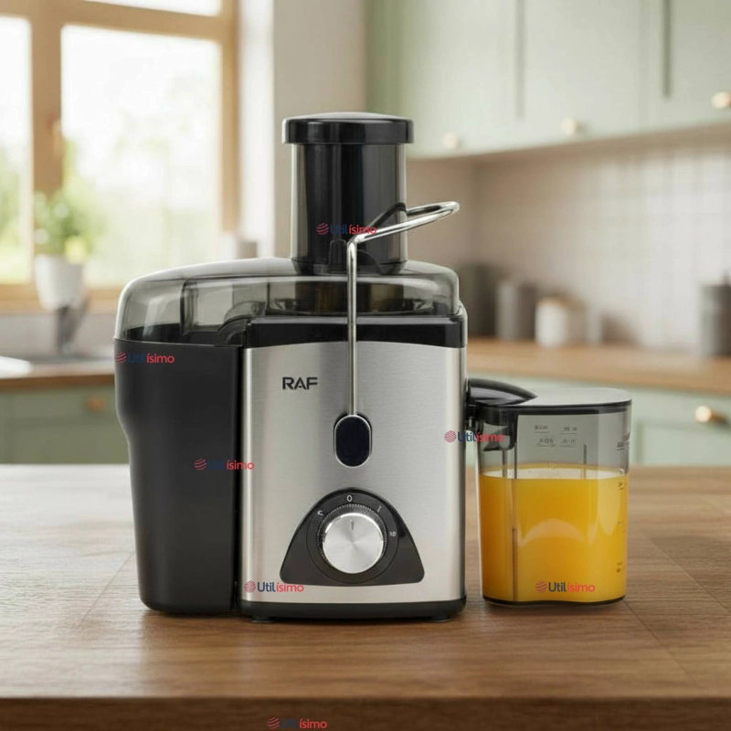 EXTRACTOR EXPRIMIDOR DE JUGOS ELE CTRICO 1000W DE POTENCIA FRUTAS Y VERDURAS - 1