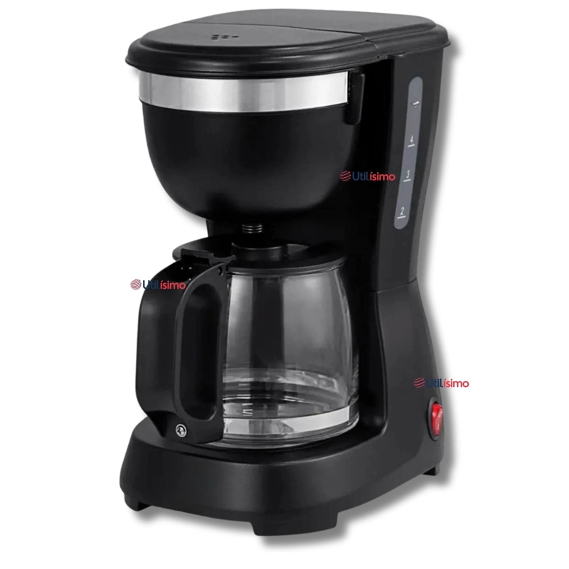 CAFETERA ELE CTRICA 6 TAZAS 600W DE POTENCIA CON FILTRO REUTILIZABLE - 1