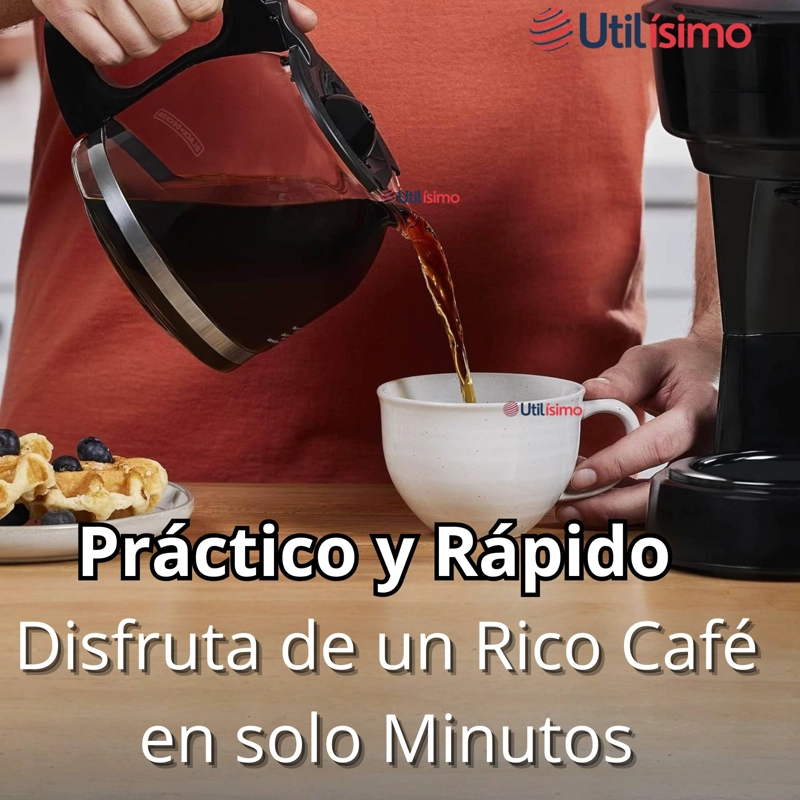 CAFETERA ELE CTRICA 6 TAZAS 600W DE POTENCIA CON FILTRO REUTILIZABLE - 3