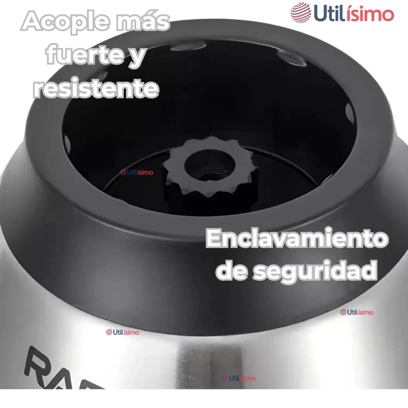 LICUADORA JUGUERA MULTIFUNCIONAL 2 EN 1 PICADORA JARRA DE VIDRIO 1000W DE POTENCIA - 7