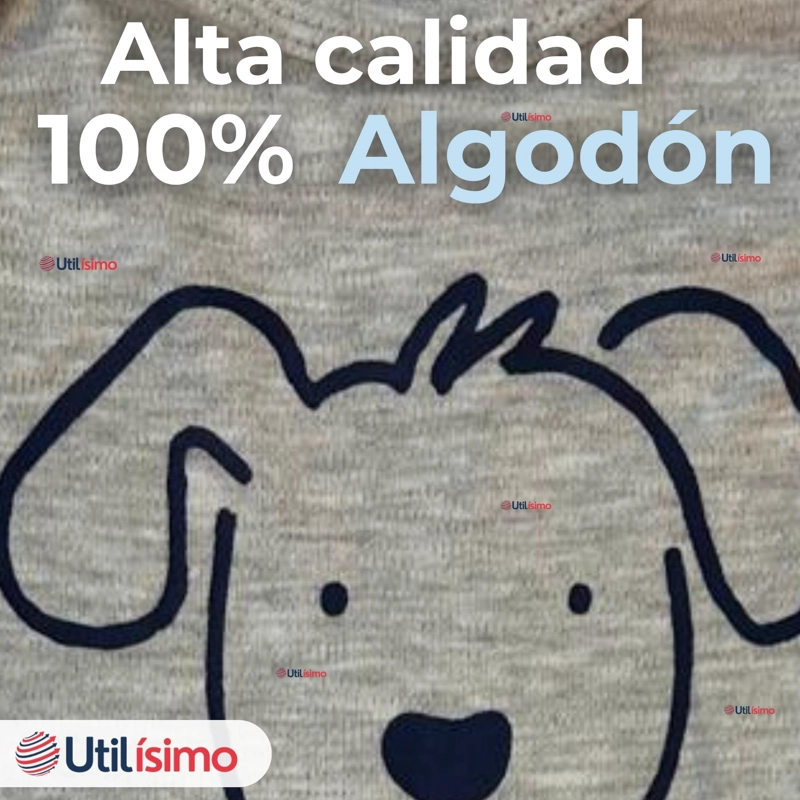 PACK 5 BODYS NIÑO MANGA CORTA TEDMIMAK 100% ALGODON LOUD BUT CUTE - 11