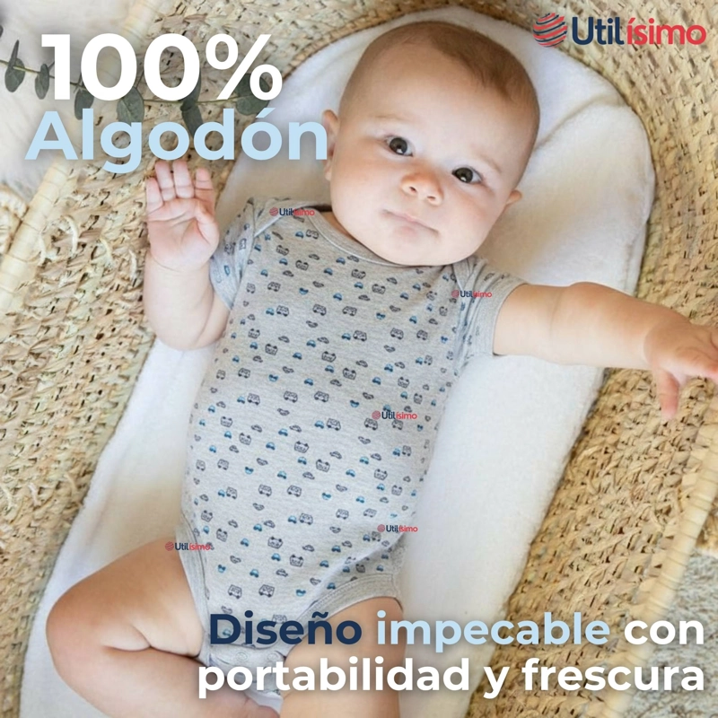 PACK 4 BODYS NIÑO MANGA CORTA TEDMIMAK 100% ALGODON READY FUN - 5