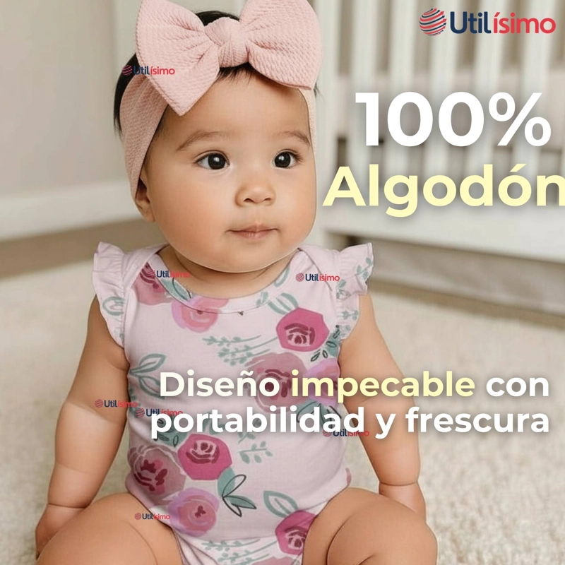 PACK 4 BODYS NIÑA SIN MANGA TEDMIMAK 100% ALGODON PRINCESS PINK - 5