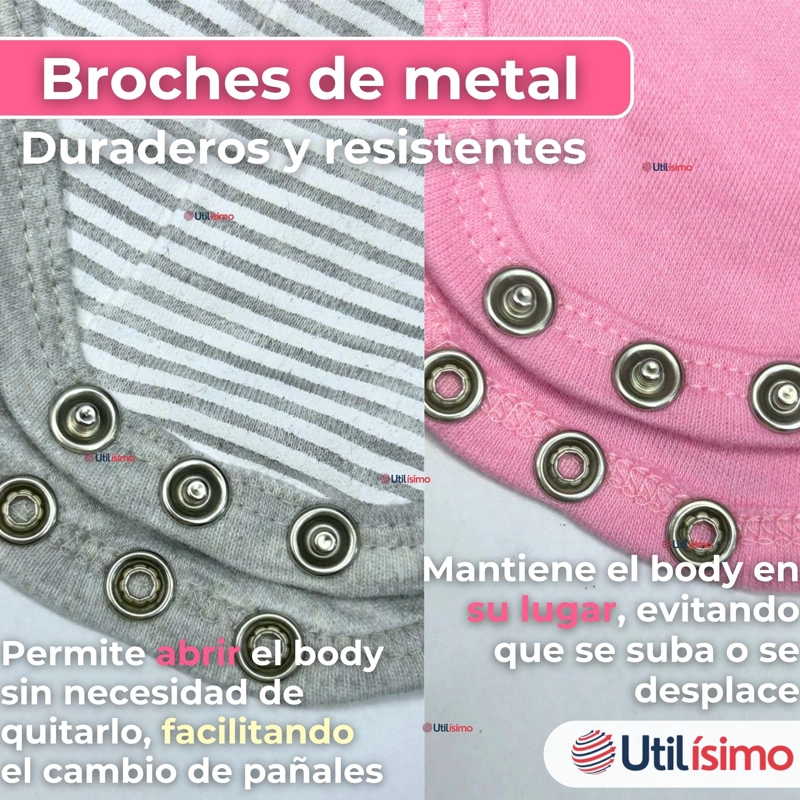 PACK 4 BODYS NIÑA MANGA CORTA TEDMIMAK 100% ALGODON SPARKLE LIKE A PRINCESS - 9
