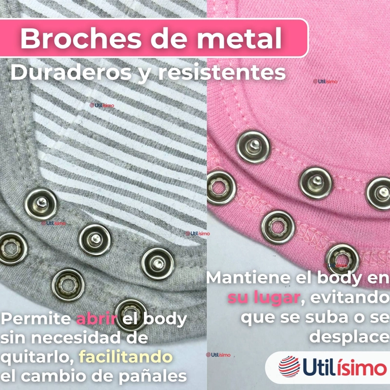 PACK 4 BODYS NIÑA MANGA CORTA TEDMIMAK 100% ALGODON SPARKLE LIKE A PRINCESS - 10