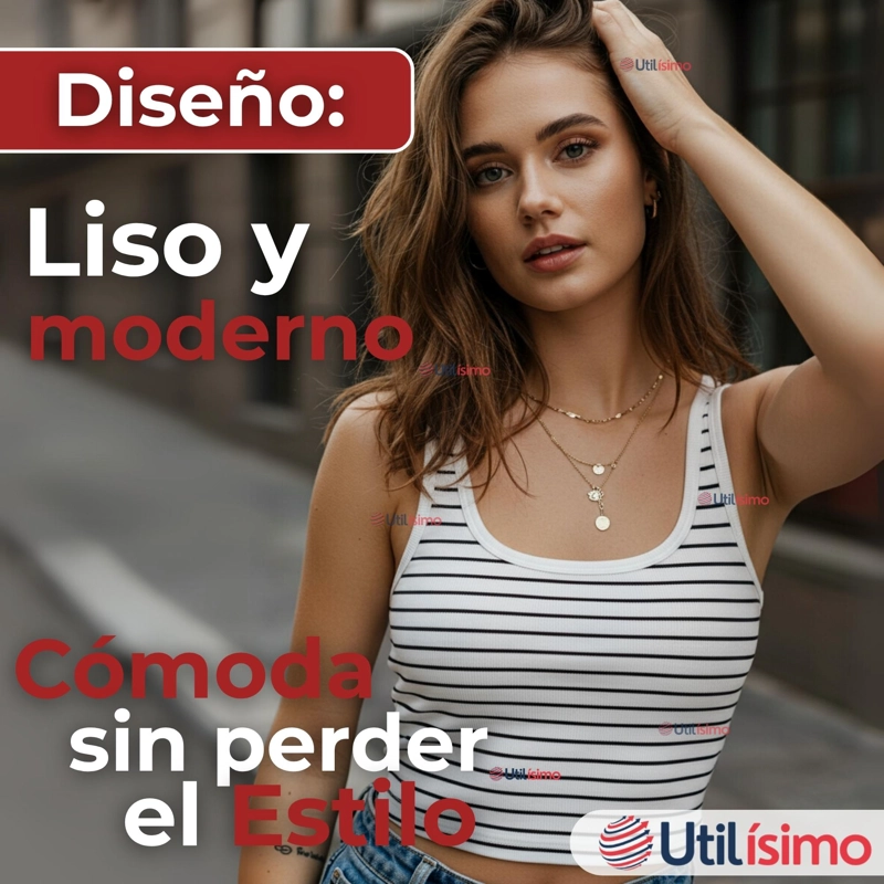 CAMISETA RAYAS 100% ALGODON BASICA LISA ELASTICA MUJER COLORES SURTIDOS - 7