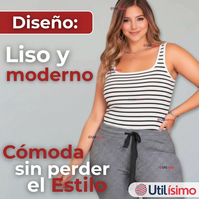 CAMISETA RAYAS 100% ALGODON BASICA LISA ELASTICA MUJER COLORES SURTIDOS - 7