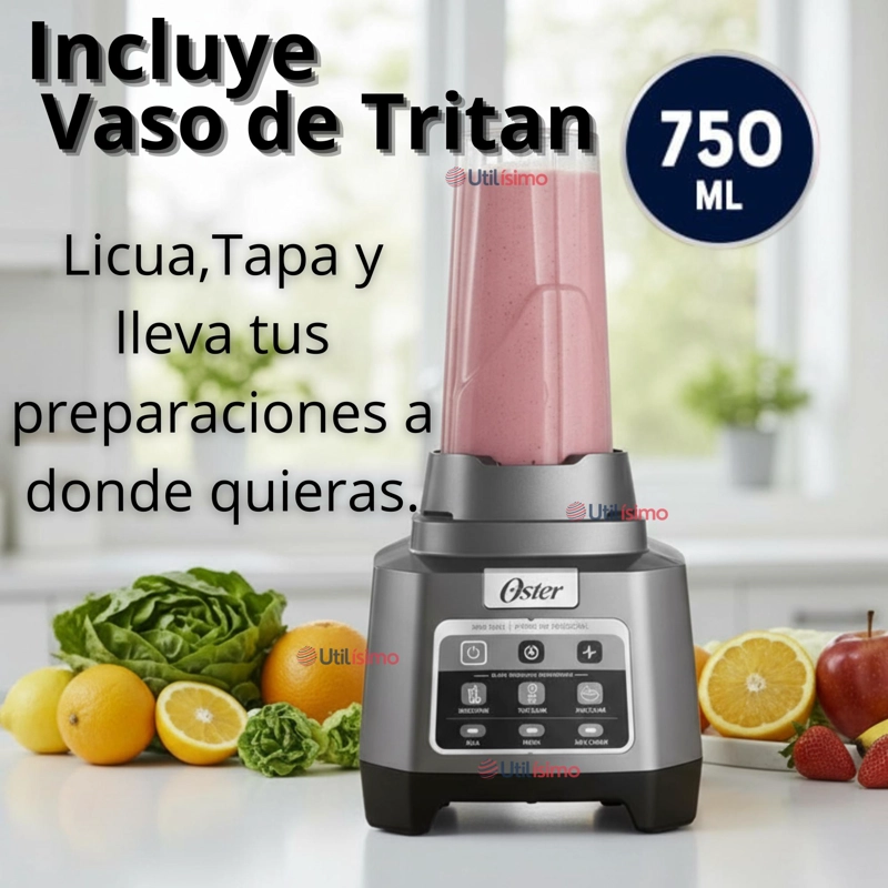 LICUADORA PROFESIONAL OSTER® XTREME MIX CON IBLEND Y MAX CRUSH CON TECNOLOGIA REVERSIBLE, VASO BLEND - 4
