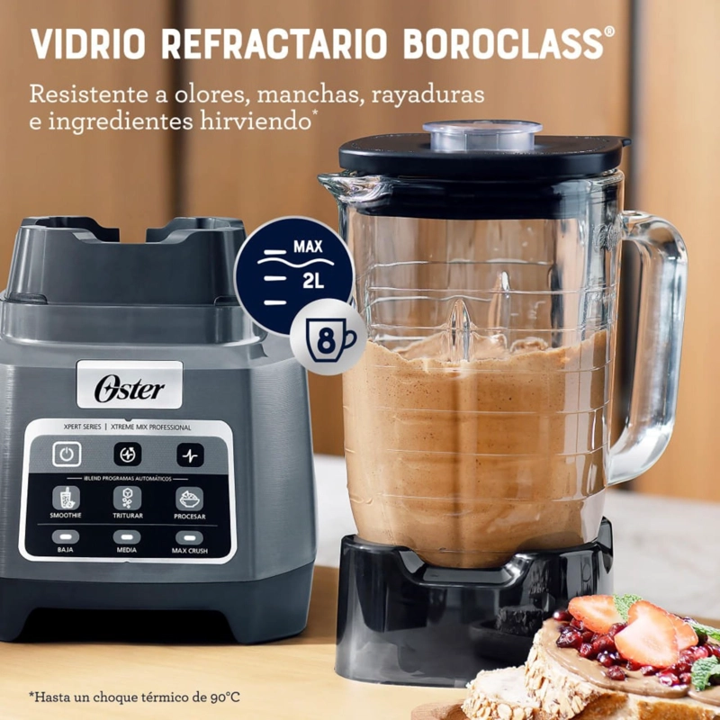 LICUADORA PROFESIONAL OSTER® XTREME MIX CON IBLEND Y MAX CRUSH CON TECNOLOGIA REVERSIBLE, VASO BLEND - 10