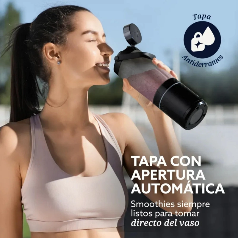 OSTER LICUADORA PORTATIL, GOMAX, 590 ML DE CAPACIDAD, PARA SMOOTHIES, NEGRO, BLSTGFP-B20-000 - 11