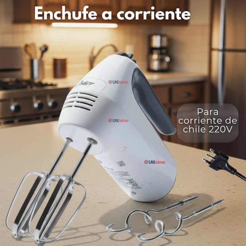 BATIDORA DE MANO OSTER® BLANCA 6 VELOCIDADES Y FUNCION TURBO FPSTHM3532 - 6