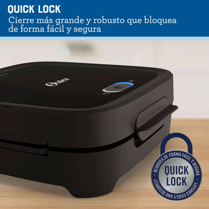 SANDWICHERA OSTER® COMPACTA CON PLATOS HONDOS CKSTSM400 - 13