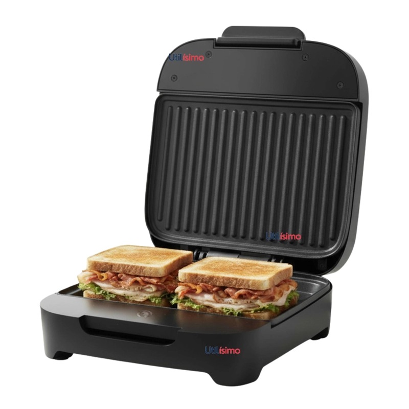 SANDWICHERA OSTER® COMPACTA CON PLATOS HONDOS CKSTSM400 - 1