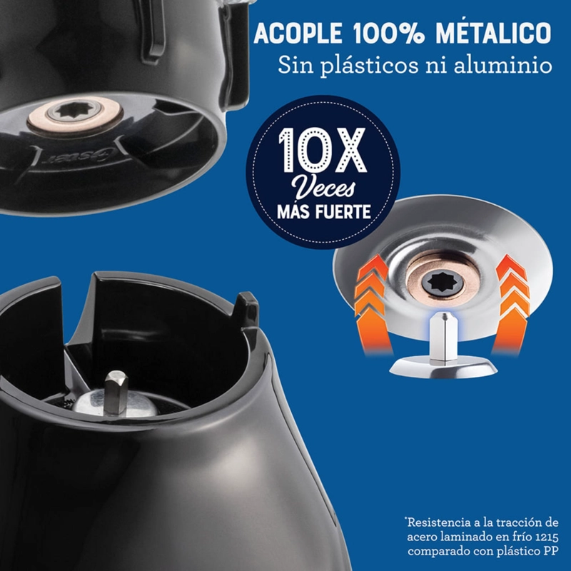 LICUADORA OSTER® 2 VELOCIDADES MAS PULSO Y VASO DE VIDRIO BLSTKAGBPB - 10
