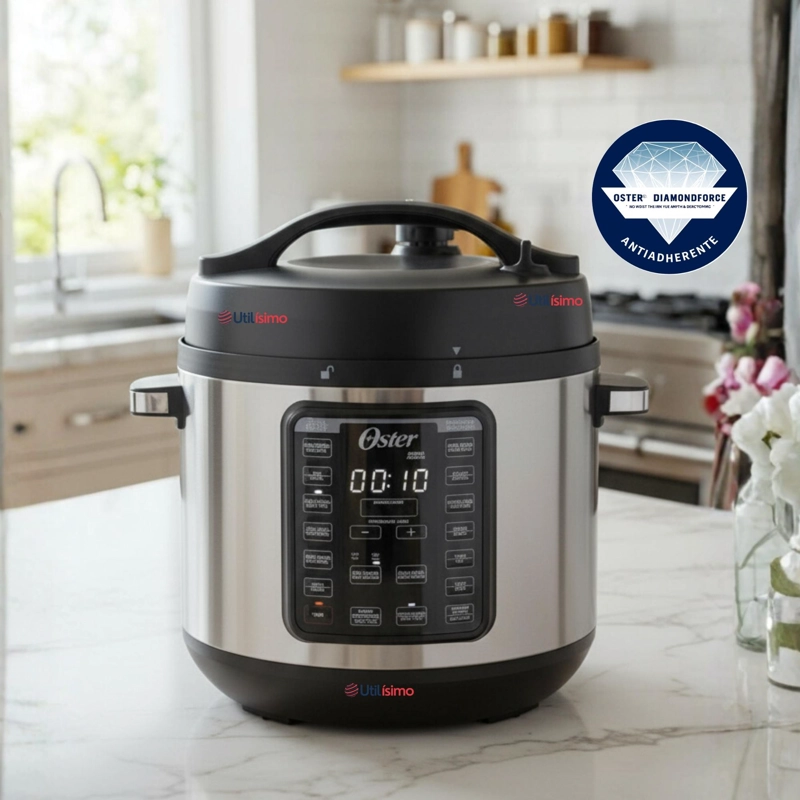 OSTER MULTIOLLA, TURBO, 7.5 L DE CAPACIDAD, CON 14 FUNCIONES PREDETERMINADAS, RECUBRIMIENTO OSTER DI - 1