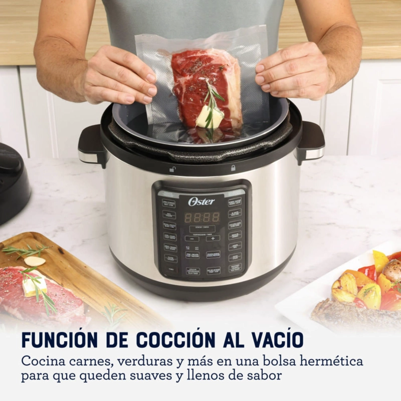 OSTER MULTIOLLA, TURBO, 7.5 L DE CAPACIDAD, CON 14 FUNCIONES RECUBRIMIENTO OSTER DI - 9