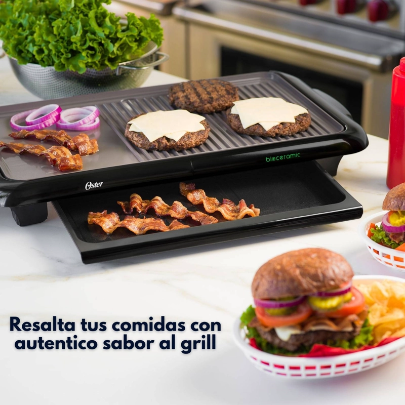 PARRILLA ELE CTRICA OSTER® BIOCERAMIC® CKSTGR5085 - 8
