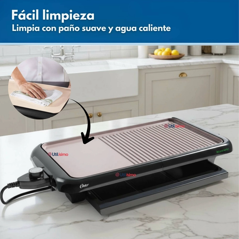 PARRILLA ELE CTRICA OSTER® BIOCERAMIC® CKSTGR5085 - 7