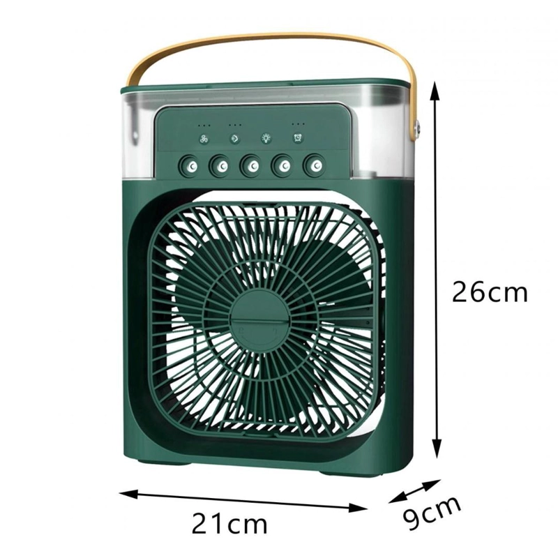 CLIMATIZADOR PORTATIL FRIO 4 EN 1 VENTILADOR HUMIFICADOR ENFRIADOR LAMPARA LED 220V USB - 5