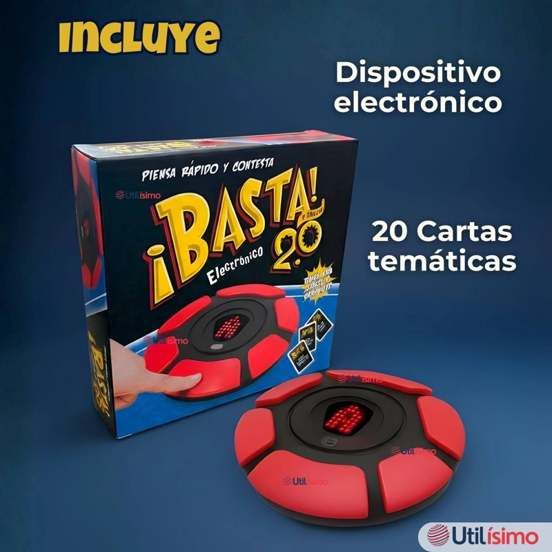 BASTA ELECTRONICO 2.0 JUEGO DE MESA PIENSA RAPIDO - 2