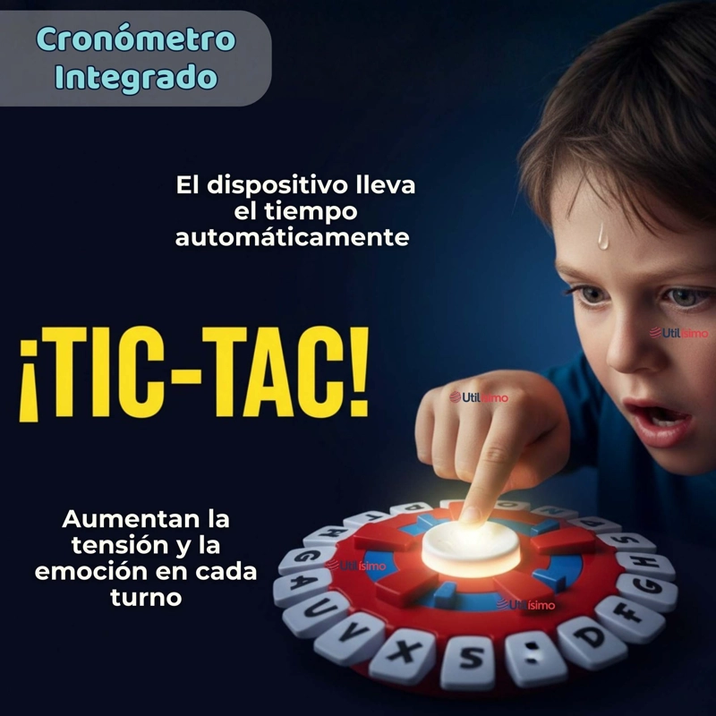 BASTA JUEGO DE PALABRAS CALIDAD PREMIUM PIENSA RAPIDO Y CONTESTA STOP ORIGINAL - 7