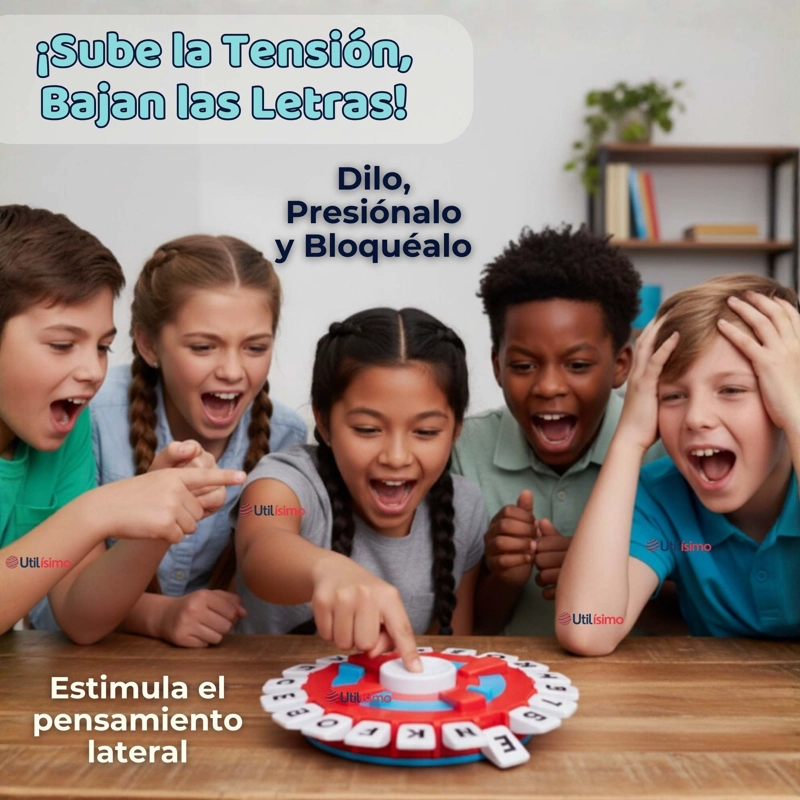 BASTA JUEGO DE PALABRAS CALIDAD PREMIUM PIENSA RAPIDO Y CONTESTA STOP ORIGINAL - 9