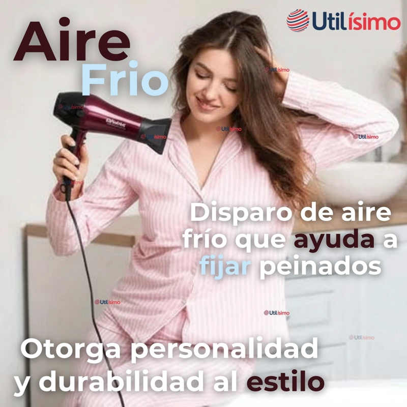 SECADOR DE PELO ALTA POTENCIA PROFESIONAL 5000W CABELLO PELUQUERIA ROJO - 11