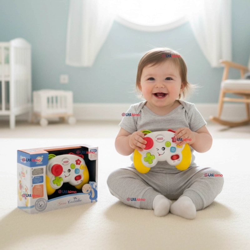 CONTROL MANDO INTERACTIVO MUSICA Y LUCES JUGUETE PARA NIÑOS COLORES SURTIDOS - 1