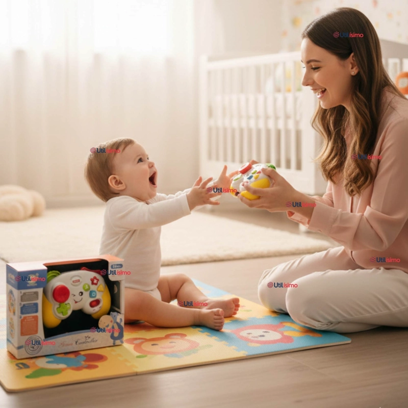 CONTROL MANDO INTERACTIVO MUSICA Y LUCES JUGUETE PARA NIÑOS COLORES SURTIDOS - 1