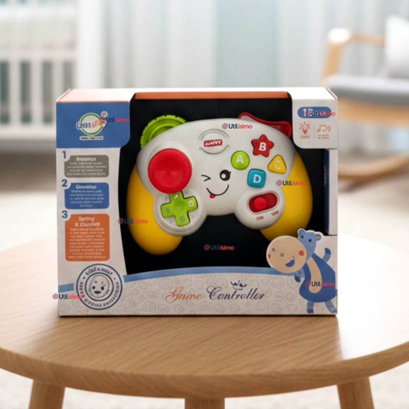 CONTROL MANDO INTERACTIVO MUSICA Y LUCES JUGUETE PARA NIÑOS COLORES SURTIDOS - 1