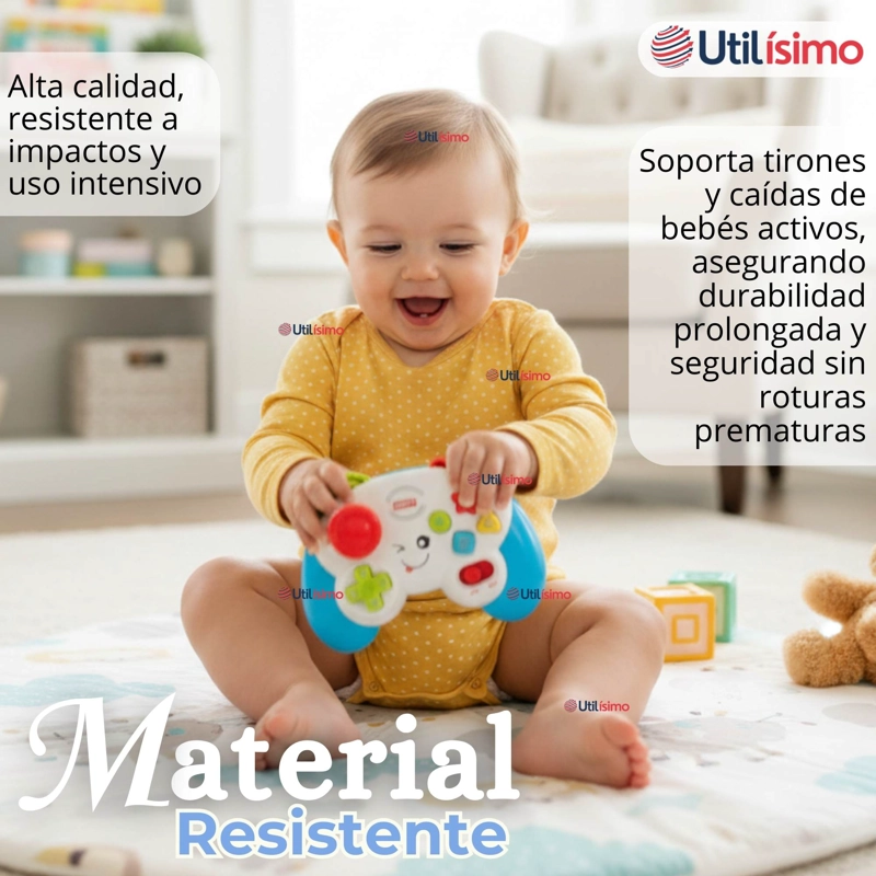 CONTROL MANDO INTERACTIVO MUSICA Y LUCES JUGUETE PARA NIÑOS COLORES SURTIDOS - 3