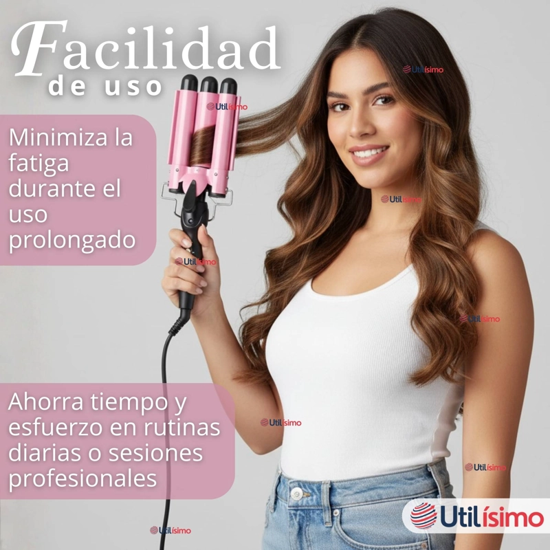 RIZADORA BARRIL CON CALENTAMIENTO RAPIDO PARA ONDAS PERFECTAS - 11