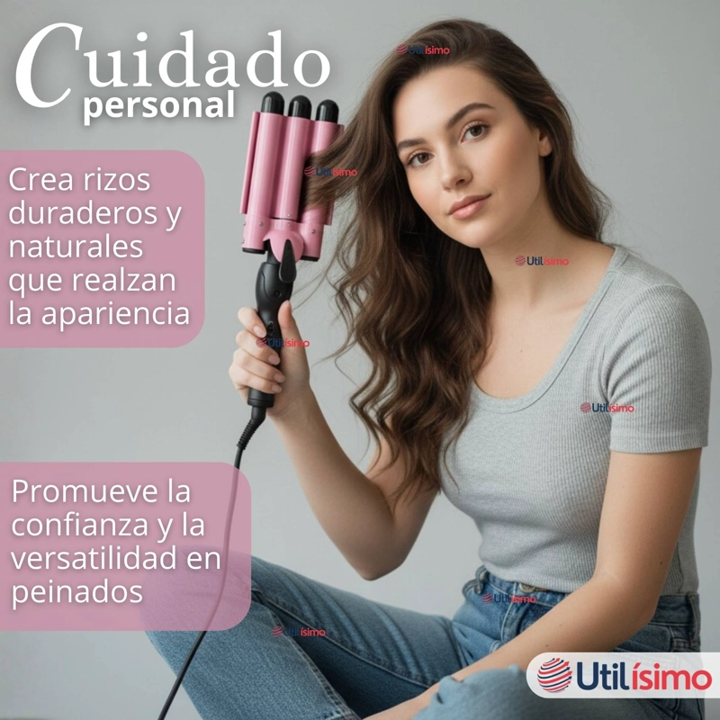 RIZADORA BARRIL CON CALENTAMIENTO RAPIDO PARA ONDAS PERFECTAS - 6