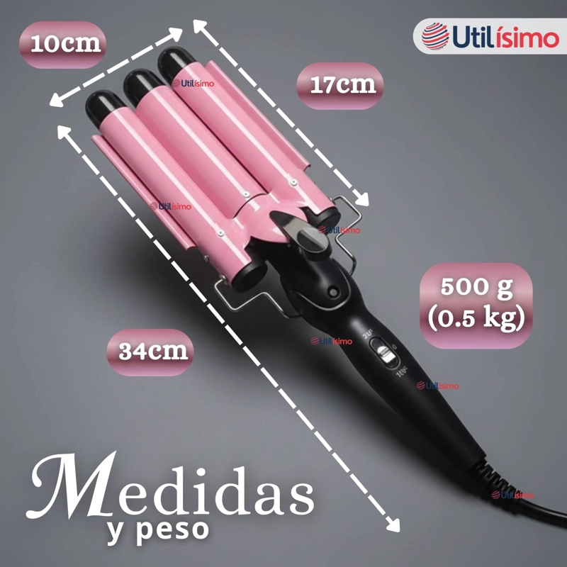 RIZADORA BARRIL CON CALENTAMIENTO RAPIDO PARA ONDAS PERFECTAS - 11