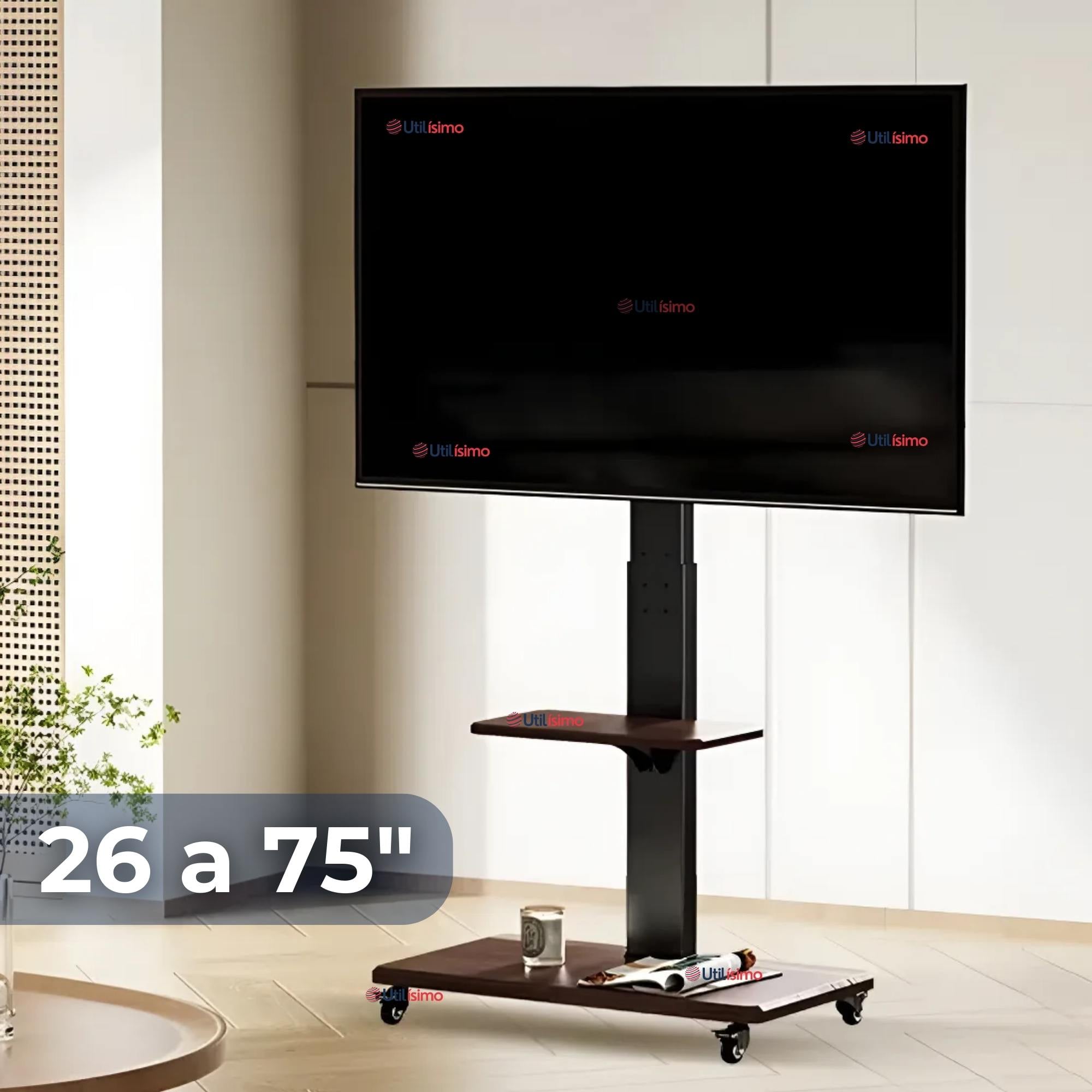 SOPORTE TV PREMIUM PORTATIL CON RUEDAS 45KG 26 A 75 PULGADAS 26 32 40 43 50 55 60 65 70 75 - 1