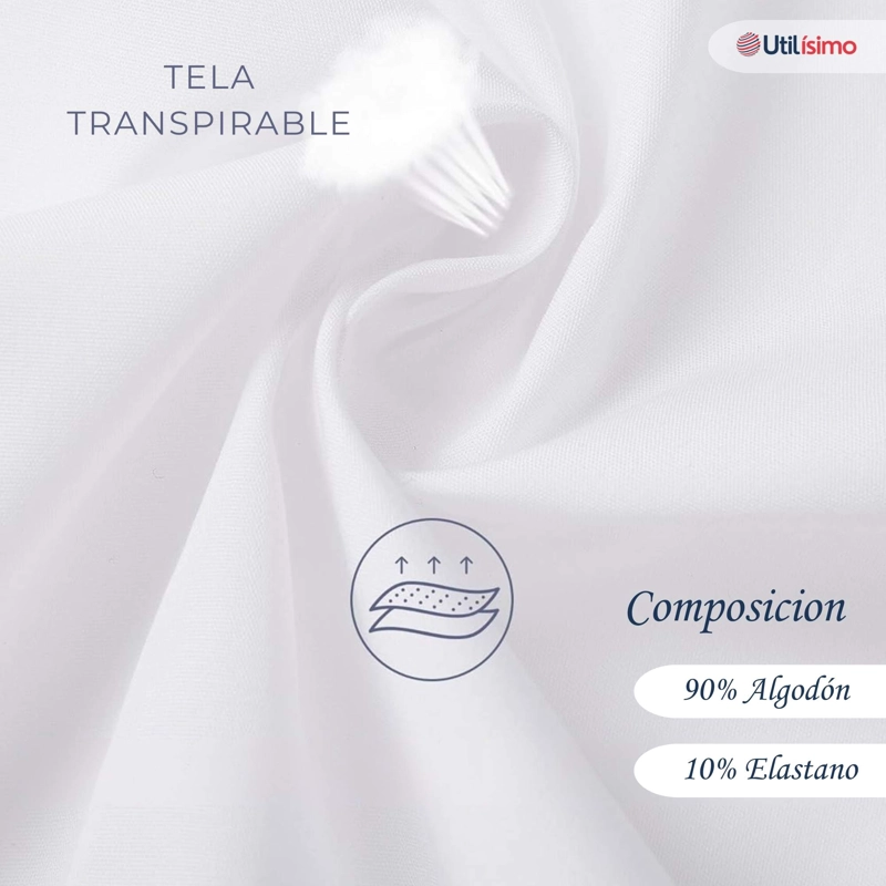 PACK 3 CAMISAS ESCOLARES BLANCA MANGA LARGA COLEGIO PARA NIÑOS Y JUVENIL - 2