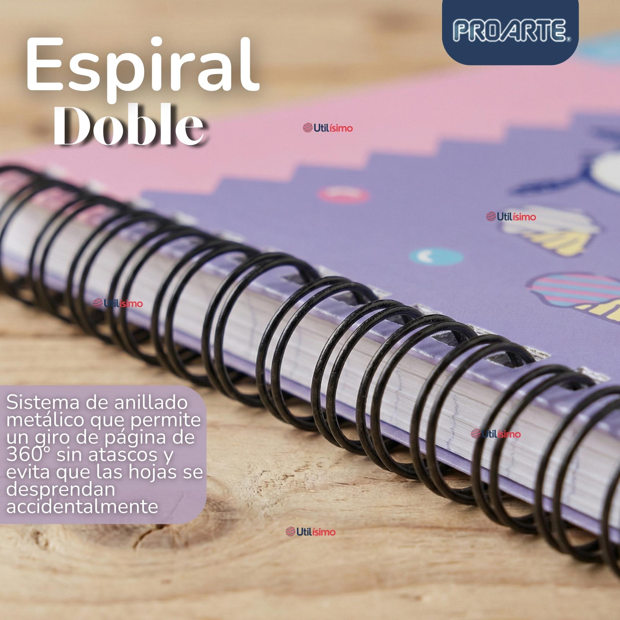 PACK 10 CUADERNOS UNIVERSITARIOS POCHACCO 100 HOJAS PROARTE DISEÑOS SURTIDOS - 8