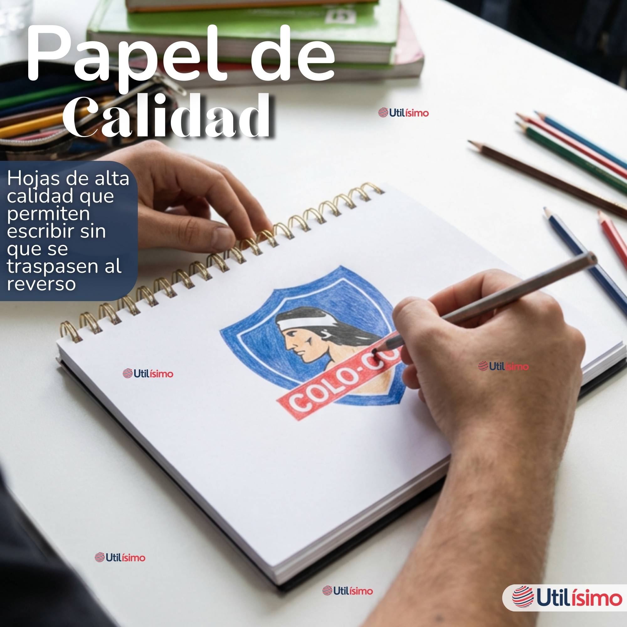 PACK 10 UNIDADES CUADERNOS COLO COLO CENTENARIO 100 HOJAS DISEÑOS SURTIDOS - 9