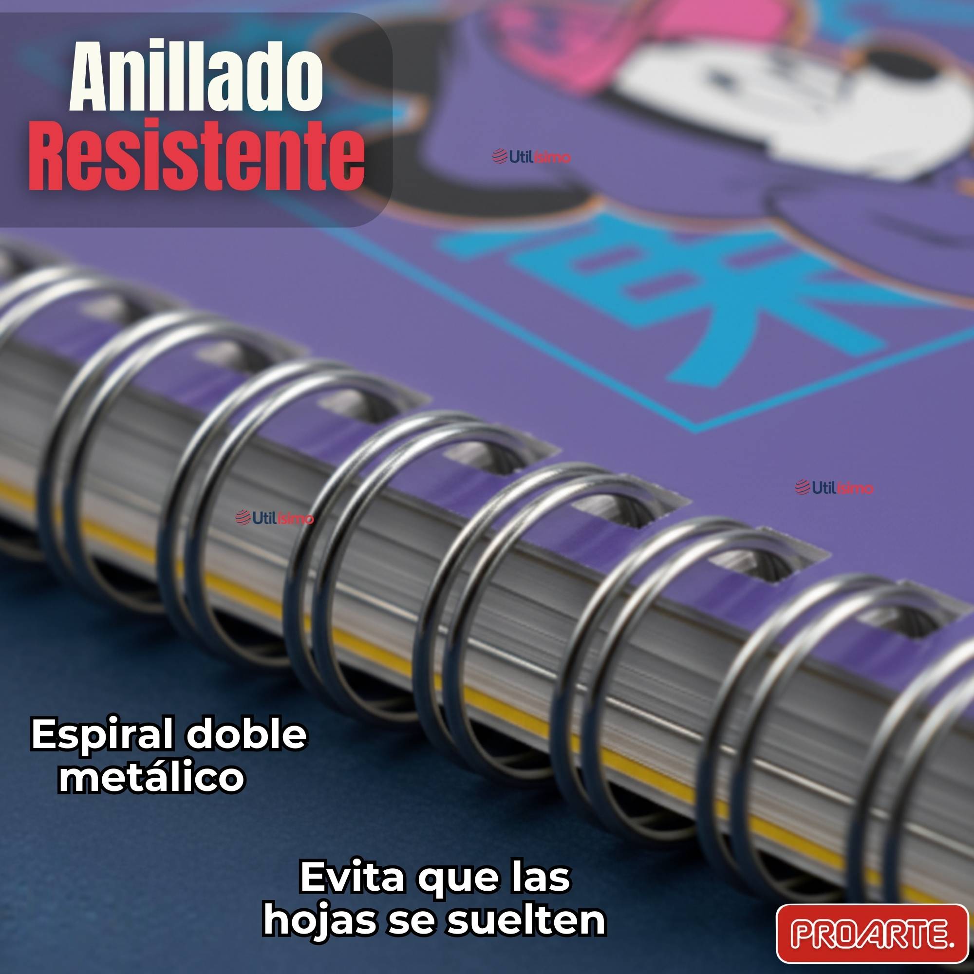 PACK 10 CUADERNOS UNIVERSITARIOS MICKEY MOUSE PROARTE 7MM 100 HOJAS DISEÑOS SURTIDOS - 8