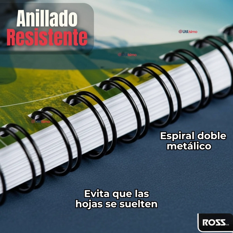 PACK 10 CUADERNOS UNIVERSITARIO SPORTX ACTION ROSS 7MM 100 HOJAS DISEÑOS SURTIDOS - 5