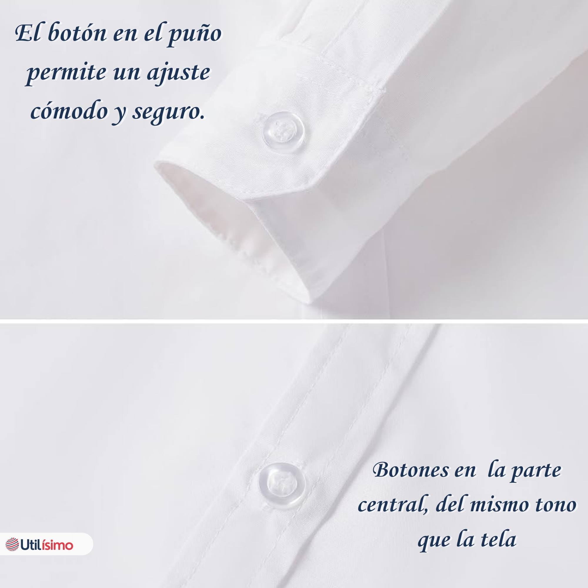BLUSA ESCOLAR CAMISA BLANCA MANGA LARGA COLEGIO PARA NIÑAS - 11
