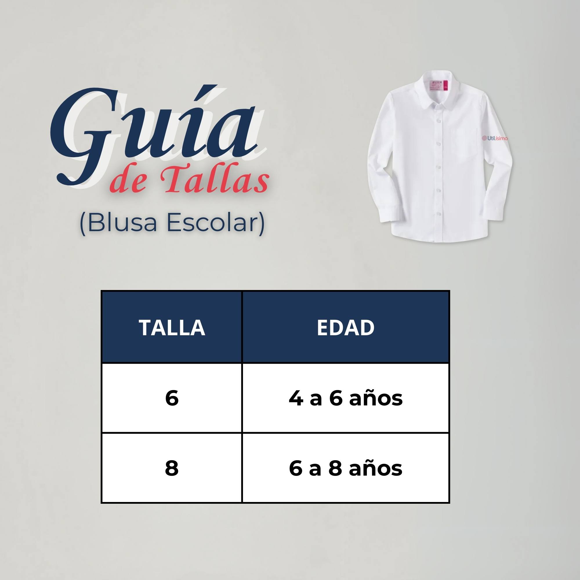 PACK 3 BLUSAS ESCOLAR CAMISA BLANCA MANGA LARGA COLEGIO PARA NIÑAS - 6