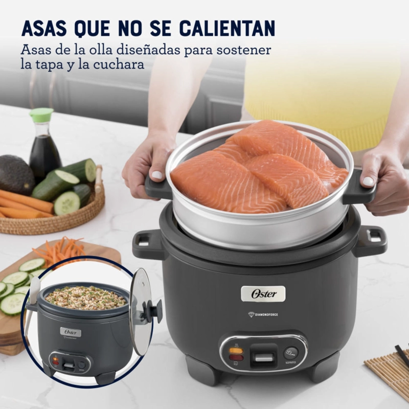 OSTER ARROCERA 3EN1,RECUBRIMIENTO ANTIADHERENTE 1,8 L OSTER DIAMONDFORCEN,CKSTRC10DFSKE VERSION 2026 - 13