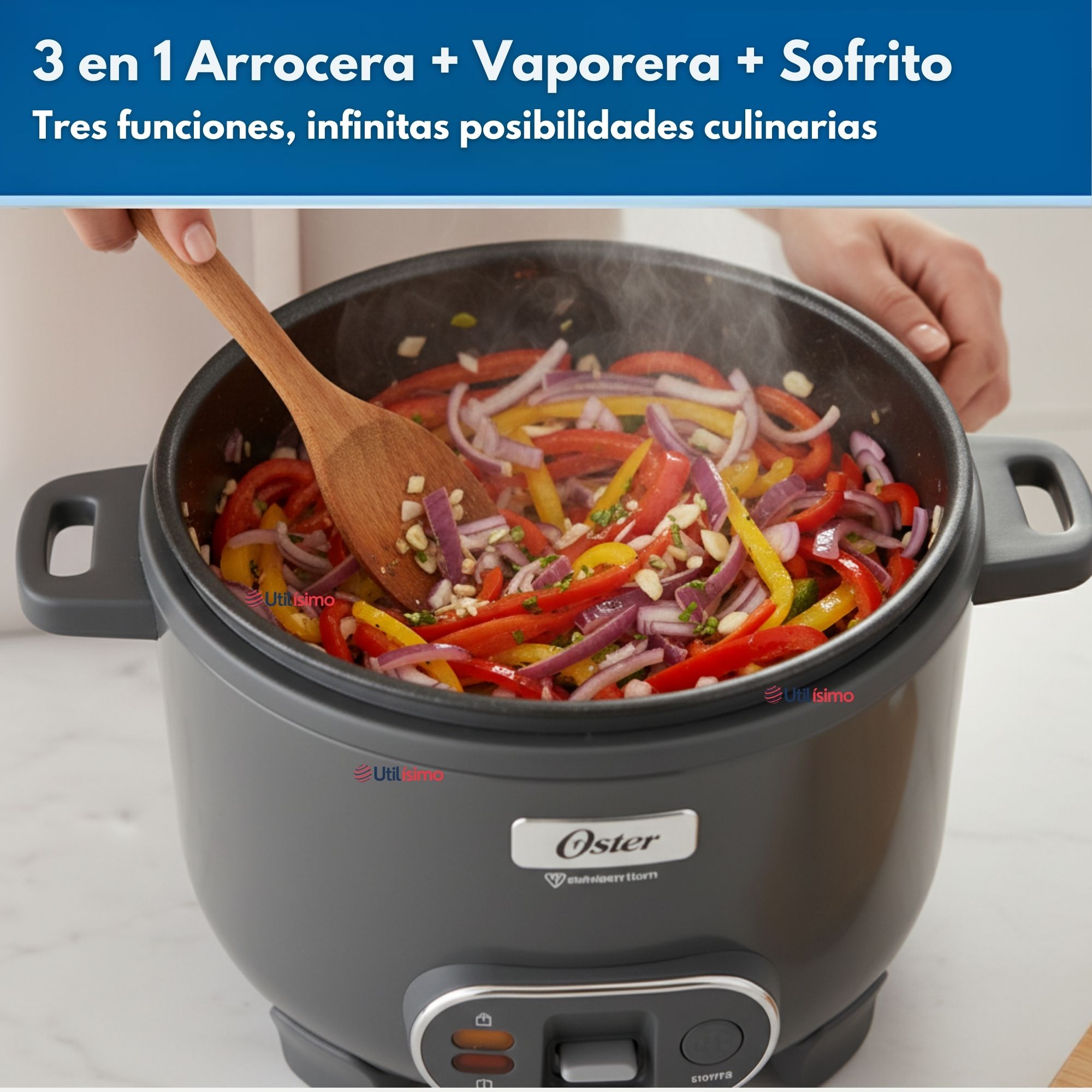 OSTER ARROCERA 3EN1,RECUBRIMIENTO ANTIADHERENTE 1,8 L OSTER DIAMONDFORCEN,CKSTRC10DFSKE VERSION 2026 - 8