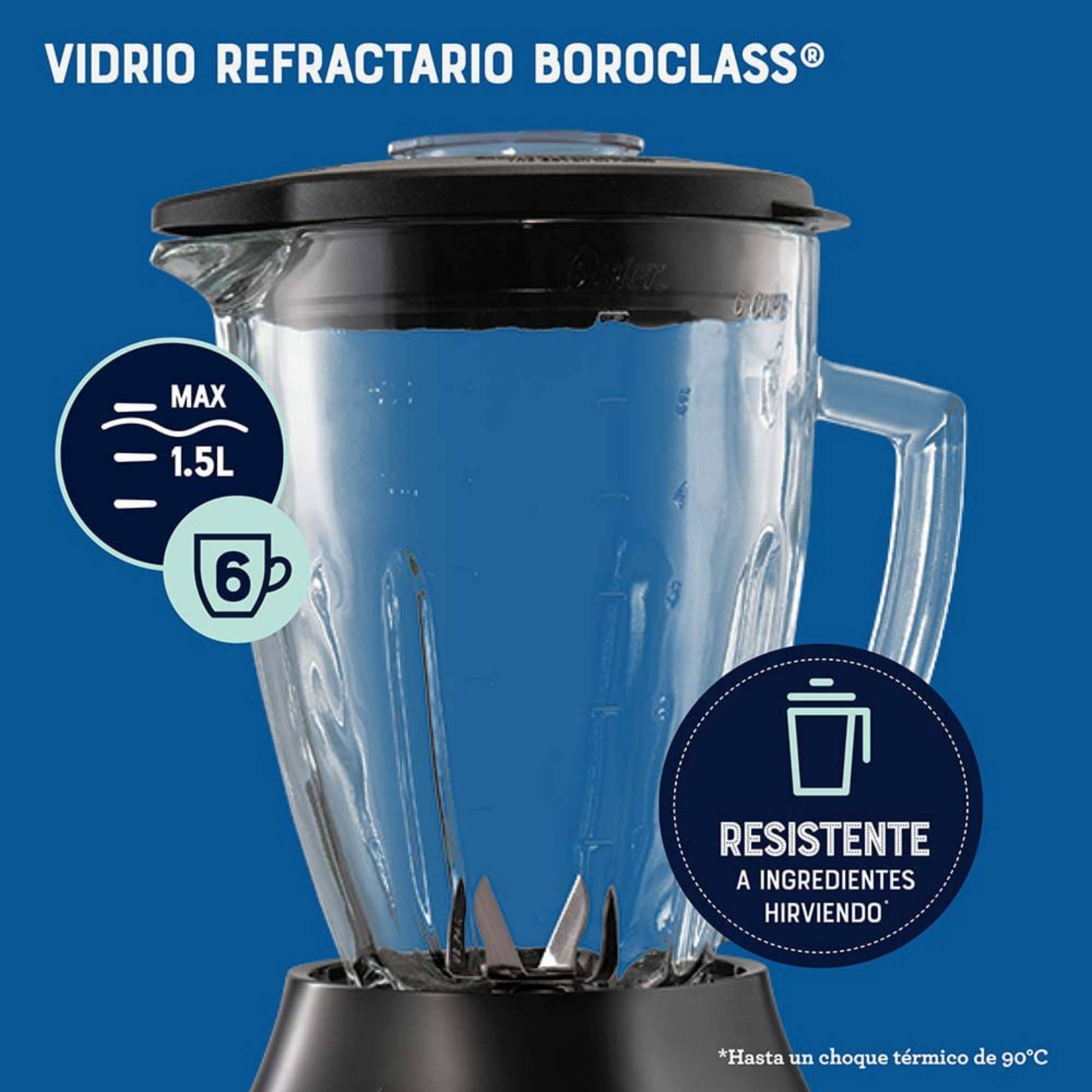 LICUADORA OSTER® CON TECNOLOGIA REVERSIBLE, 2 PROGRAMAS AUTOMATICOS Y 3 VELOCIDADES MAS PULSO - 10